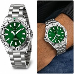 Invicta Specialty I by Invicta Men's Watch 42mm Steel Green Dial (69042) New